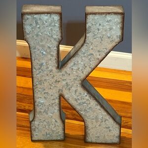 Hobby Lobby Silver Metallic Letter K